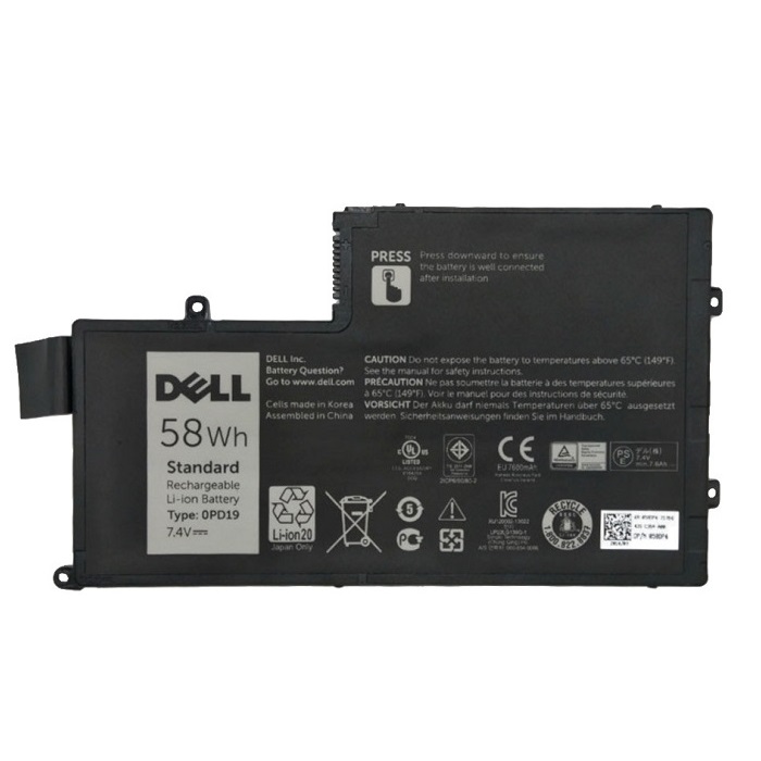 סוללה מקורית למחשב נייד דל DELL 0PD19