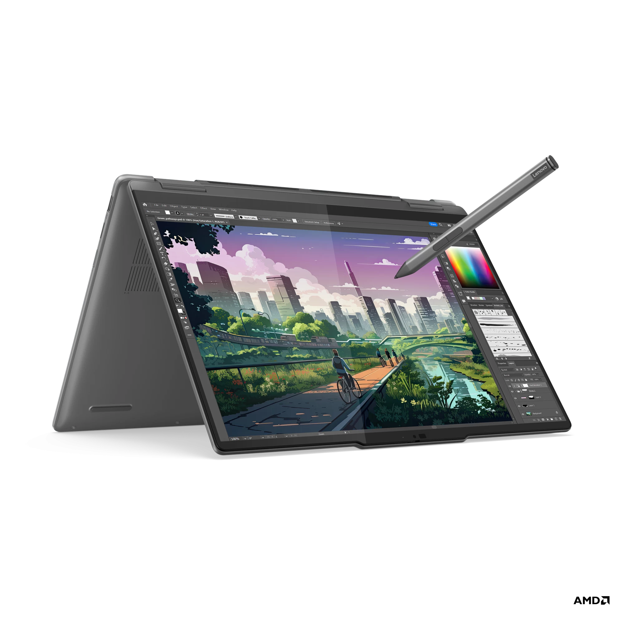 מחשב נייד Lenovo Yoga 7 2-in-1 14IML9 R7 8840HS/16G/512G/Radeon 780M