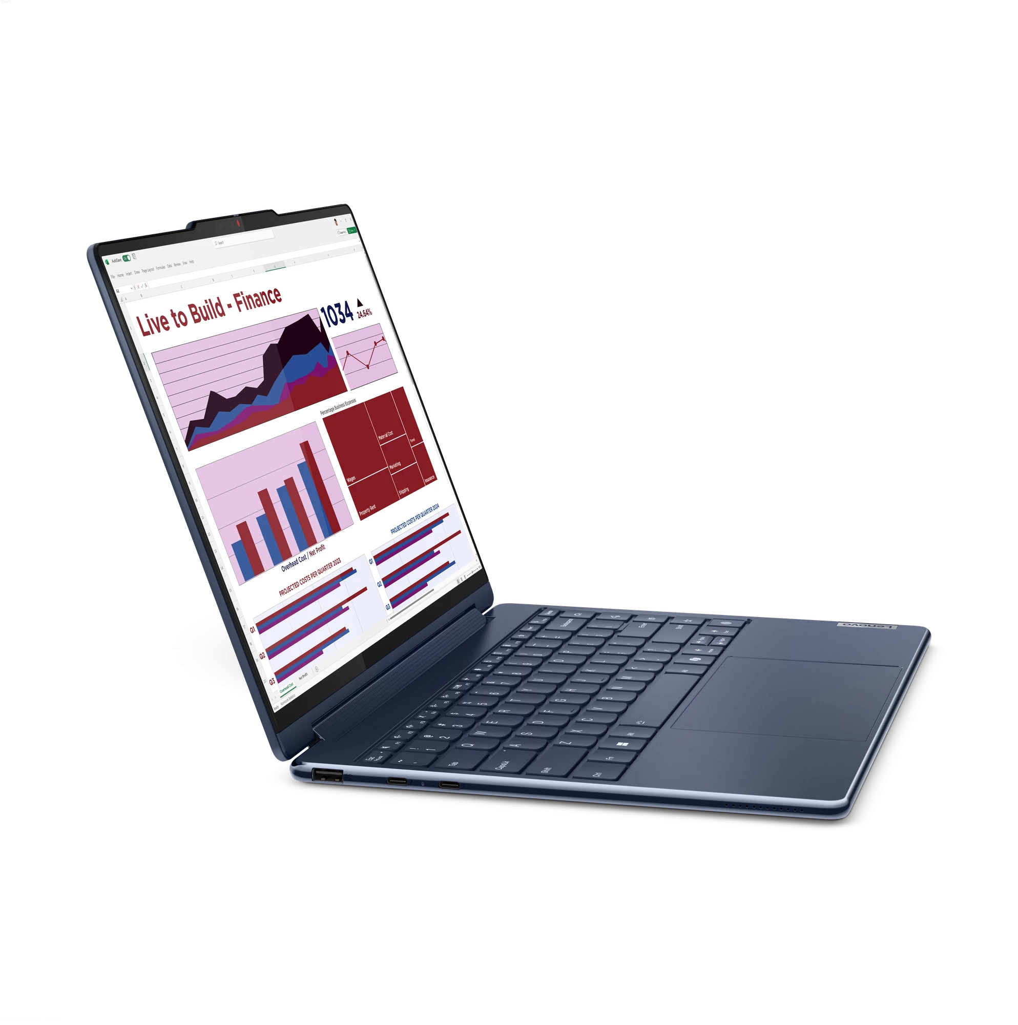 מחשב נייד Lenovo Yoga 9 2-in-1 14IMH9 Ultra 7 155H/32G/1T/2.8K